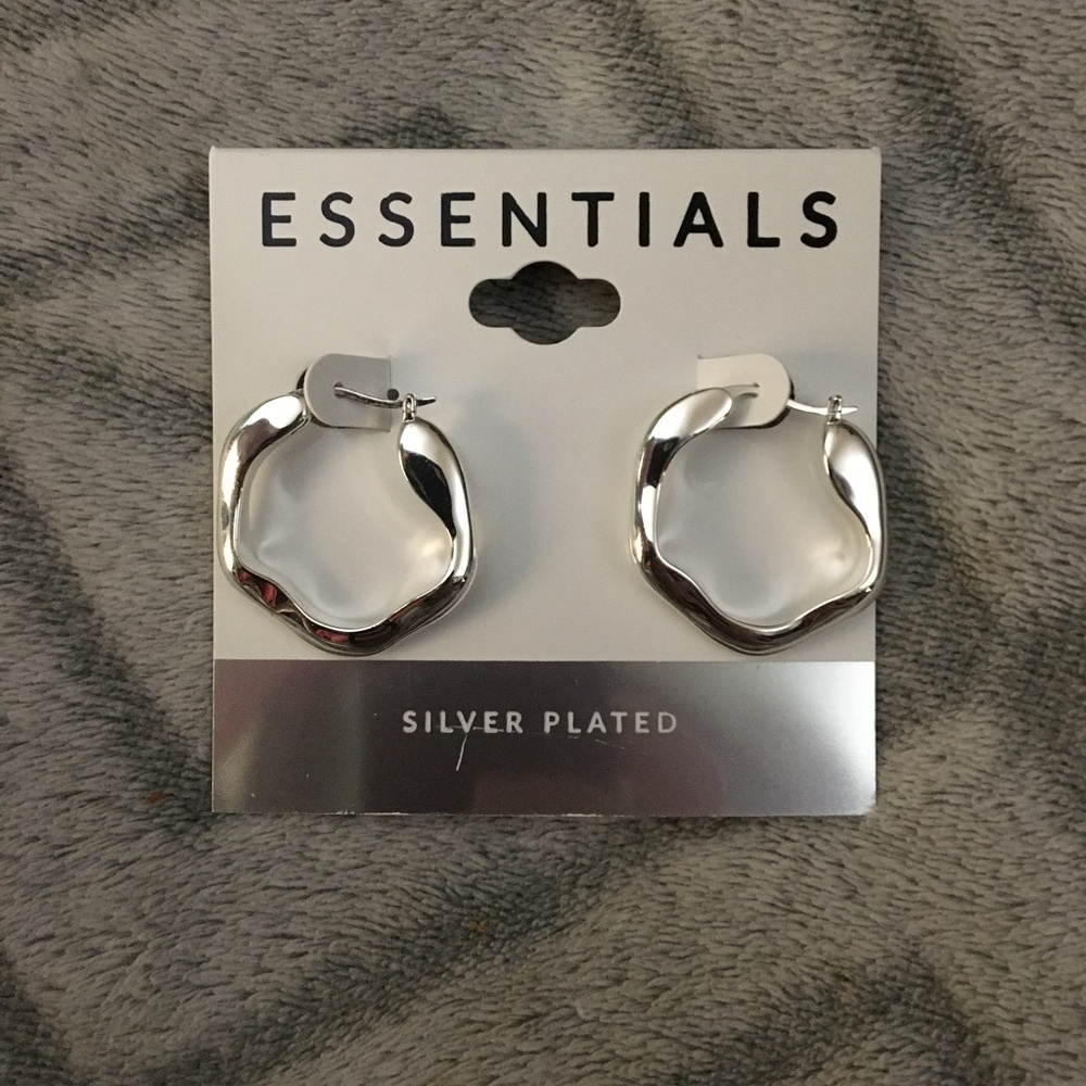Silver plated earrings